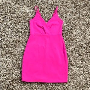 hot pink dress